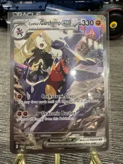 Pokemon TCG Cynthia's Garchomp EX Destined Rivals Card 232/182 - Image 1