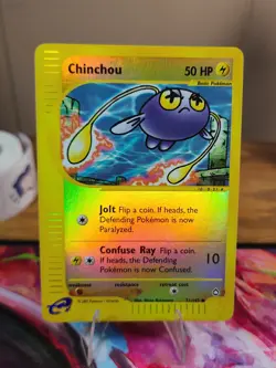Chinchou - 71/147 - Pokemon Aquapolis Reverse Holo Rare Card - Image 1