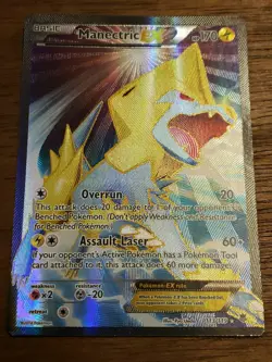 Pokemon Manectric EX 113/119 Holo HP 170 Card 2014 - Image 1