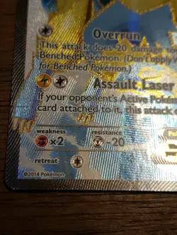 Pokemon Manectric EX 113/119 Holo HP 170 Card 2014 - Image 4