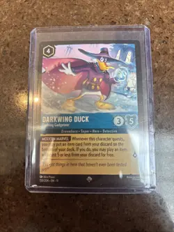 Disney Lorcana Darkwing Duck-Dashing Gadgeteer Character Card 150/204 EN - Image 1