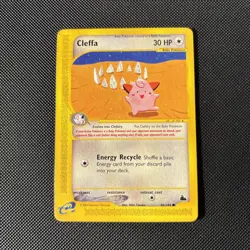 Pokemon Card Skyridge Cleffa 48/144 E Series Pokemon TCG - Image 1