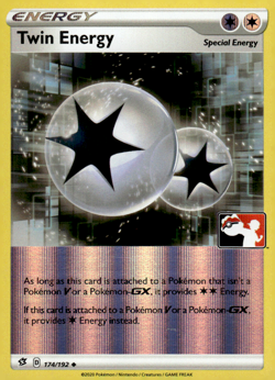 Twin Energy Holo Uncommon Prize Pack Series Cards 174/192 NM - Image 1
