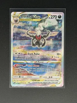 Darkrai VSTAR GG50/GG70 Crown Zenith Galarian Gallery NM Pokemon Card - Image 1