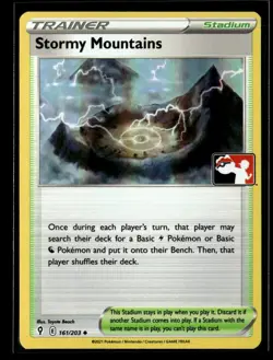 Stormy Mountains 161/203 Holo Prize Pack Series Cards NM EN-799 - Image 1