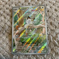 Meowth Phantasmal Flames 106/094 Illustration Rare NM-M Pokemon Card - Image 1