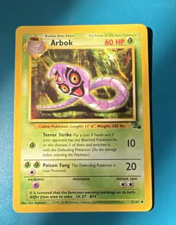 Arbok 31/62 – Fossil Set (1999) – Uncommon – Pokemon Card – WOTC – English - Image 1
