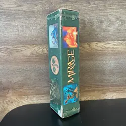 VINTAGE MAGIC THE GATHERING MIRAGE STORAGE BOX EMPTY POOR CONDITION - Image 1