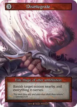 Sorcery Contested Realm - Disintegrate - Beta (B) - Image 1