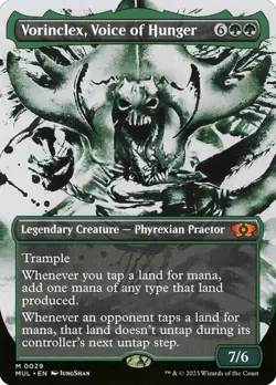 NM Showcase Vorinclex, Voice of Hunger, MTG, Multiverse Legends, Magic, 29 - Image 1