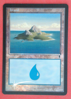 MTG Bling - Foil Old Border Retro Basic Land - Island (337) - Odyssey -i146 - Image 1