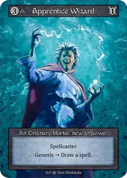 4x Sorcery: Contested Realm Beta Apprentice Wizard Ordinary Regular NM - Image 1