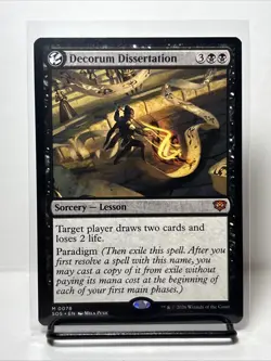 Decorum Dissertation (Non-foil) Secrets of Strixhaven 0078 Mythic MTG - Image 1