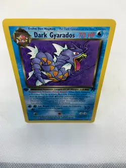 1st Edition DARK GYARADOS Non Holo 25/82 Team Rocket Set Pokemon Card - Image 3