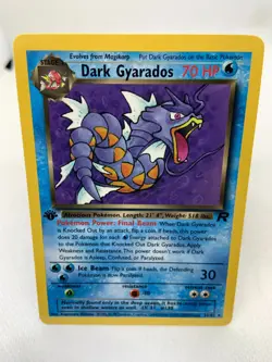 1st Edition DARK GYARADOS Non Holo 25/82 Team Rocket Set Pokemon Card - Image 4