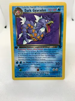 1st Edition DARK GYARADOS Non Holo 25/82 Team Rocket Set Pokemon Card - Image 5