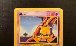 Pokemon Base Set Abra 43/102 Vintage WOTC Common - Image 3