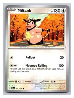 Miltank #081/131 SV: Prismatic Evolutions Pokemon Trading Card TCG Nintendo 2025 - Image 1