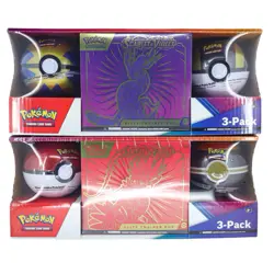 Costco 3-Pack Pokemon Scarlet & Violet ETB and Pokeball sets - Lot Of 2 - Image 1