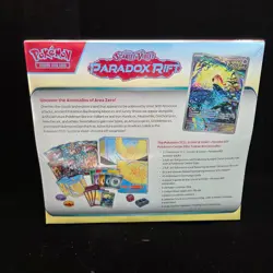 Sealed Paradox Rift Pokemon Center Elite Trainer Box Exclusive Roaring Moon SV04 - Image 4