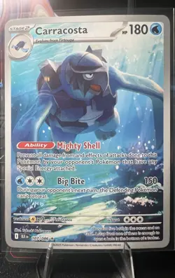 Pokemon Carracosta 107/086 Sv: Black Bolt Illustration Rare Holo Stage 2 180 HP - Image 1