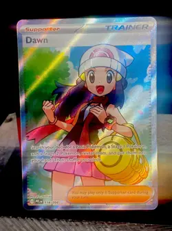 2025 POKEMON PFL EN-PHANTASMAL FLAMES ULTRA RARE #118 DAWN -L👀K-CLEAN🔥 - Image 2