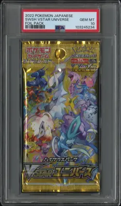 Japanese Pokemon - S12a SWSH Vstar Universe 2022 Booster Pack - Graded PSA 10 - Image 1
