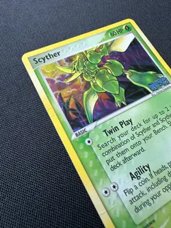 Pokemon TCG Scyther Unseen Forces Reverse Holo Stamped 46/115 - DMG - Image 2