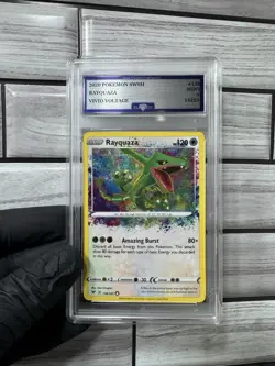 Pokemon TCG Rayquaza 138/185 Vivid Voltage Amazing Rare Holo Flawless Grading - Image 1