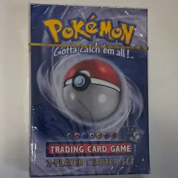Pokemon GOLD Strip Base Theme Deck Shadowless 2 Player Factory Seal 1st edition - Image 1