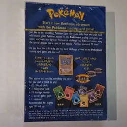 Pokemon GOLD Strip Base Theme Deck Shadowless 2 Player Factory Seal 1st edition - Image 2