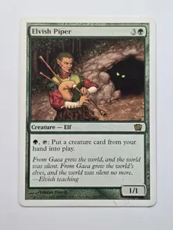 Elvish Piper 244/350 8th Edition MTG Magic The Gathering Mp Condition - Image 1