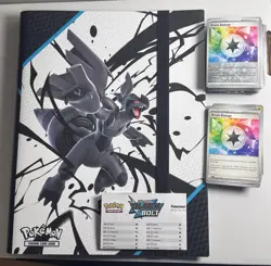 Black Bolt Complete Set NM EX Holo Rev + Binder + Sealed Promo 209 M Pokemon TCG - Image 1