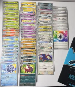 Black Bolt Complete Set NM EX Holo Rev + Binder + Sealed Promo 209 M Pokemon TCG - Image 4