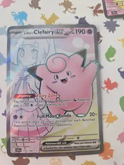 Pokemon Lillie's Clefairy EX Full Art English Journey Together 173/159 - Image 1