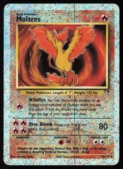 2002 Pokemon Legendary Collection Moltres #30 /110 Reverse Holo LP - Image 1