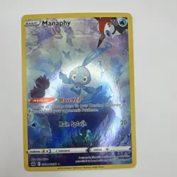 Pokemon Manaphy GG06/GG70 Crown Zenith Galarian Gallery Ultra Rare Holo 70 HP - Image 1
