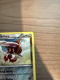 Pokemon TCG Bisharp 82/146 Reverse Holo Rare XY Base Set MP - Image 3