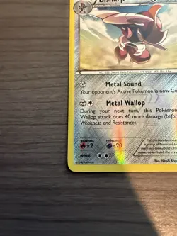 Pokemon TCG Bisharp 82/146 Reverse Holo Rare XY Base Set MP - Image 4