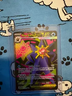 Pokemon Mega Starmie EX 102/088 Perfect Order English Full Art Ultra Rare - Image 1