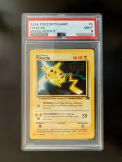 1999 Pokemon Game PiKACHU 1st Kids WB Movie Promo PSA 9 Mint#4 FYiPS10sold$3500 - Image 1