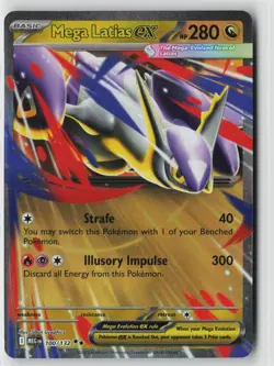 MEGA LATIAS EX 100/132 DOUBLE RARE MEGA EVOLUTION POKEMON NEAR MINT - Image 2