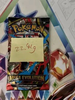 (HEAVY) 22.41g Pokemon TCG Mega Evolution Booster Pack (SEALED)✅ - Image 2