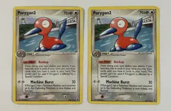 2X Pokemon - Porygon2 25/113 - Delta Species - Regular Rare - LP - Image 1