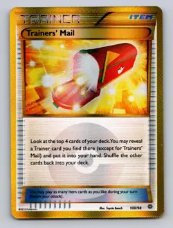 TRAINERS' MAIL 100/98 SEC ANCIENT ORIGINS POKEMON NM - Image 1
