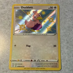Ducklett - SV095/SV122 - Shiny Holo Rare - Shining Fates Vault - Pokemon TCG - Image 1