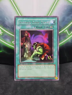 Yugioh Second Coin Toss LOD-083 Rare 1st Edition LP - Image 1