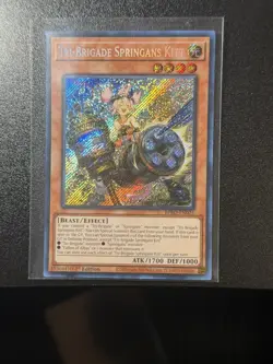 Yugioh Tri-Brigade Springans Kitt BPRO-EN025 Burst Protocol Secret Rare 1st Ed M - Image 4