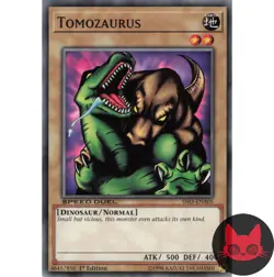 Yugioh Tomozaurus SS03-ENA05 Common 1st Edition NM - Image 1