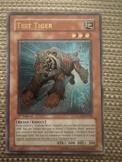 1x Test Tiger 1st Edition Ultimate GLAS-EN082 Playset LP/NM - Image 4